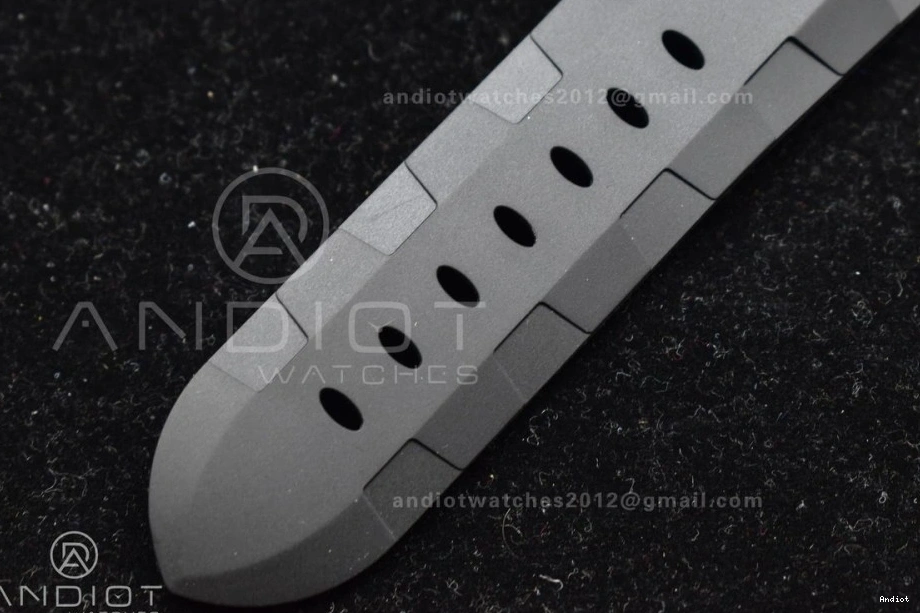 Black on Rubber Clone O 1:1 VSF V2 Edition P.9000 Super PAM389 Strap Best 1128